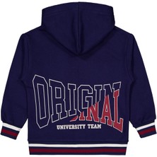 Civil Boys Original Baskılı 10-13 Yaş Hırka - Lacivert 11-12 Yaş