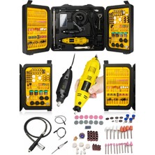 PremiumPort 400W Hobi Gravür ve Mini Taşlama Seti, 6 Kademe Devir Ayarlı, 350 Parça