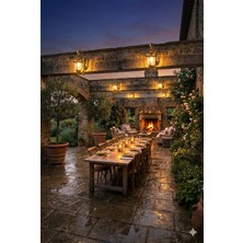 Billur Aydınlatma Ba 47/216 Büyük Boy Metal Dış Mekan Aydınlatma Alüminyum Döküm 40X80CM