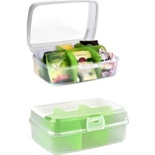 Mutfak Köşesi Premium Poşet Çay Saklama Kutusu 6 Bölmeli, Permium Organizer