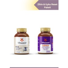 Vitasent 2'li Zihin & Uyku Reset Paketi – Calmera + 5-Htp, Cilt ve Uyku Desteği