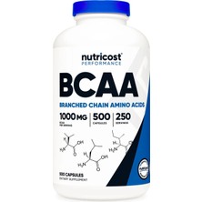 Nutricost Bcaa  1000MG 500 Caps.