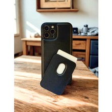 Aplus Iphone 12 Pro - Çıkarılabilir Kartlık, Kamera Korumalı Şık Tasarım - Cüzdanlı Mıknatıslı Suni Deri iPhone Kılıfı