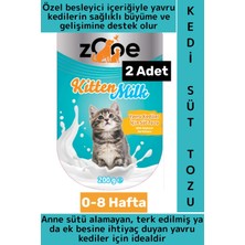 Wintoup Evcil Hayvan Pet Küçük Irk Protein Yağ Vitamin Dengeli Besleyici Yavru Kedi Süt Tozu 200 Gram 2 Adet