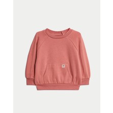 Marks & Spencer Pamuk Karışımlı Sweatshirt (0–3 Yaş)
