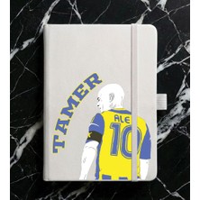 Senada Kişiye Özel Isim Yazılı Tarihsiz 224 Sayfa Not Defteri Baskılı Desenli 13X21 cm Beyaz - STOKGÖRSEL0004