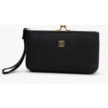 Queen Elizabeth Kadın Abiye Portföy Çanta Siyah 2165