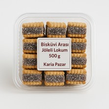 Karia Feyz Bisküvi Arası Jöleli Lokum 500g | Tatlı İkramlık