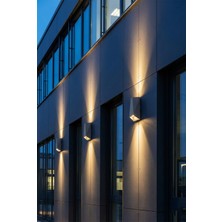 Billur Aydınlatma Modern Alüminyum 6W LED Dış Mekan Bahçe Balkon Apliği