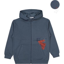 Civil Boys Why Be Baskılı 6-9 Yaş Hırka - Gri 7-8 Yaş