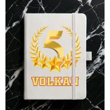 Senada Kişiye Özel Isim Yazılı Tarihsiz 224 Sayfa Not Defteri Baskılı Desenli 13X21 cm Beyaz Promo/22