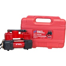 PremiumPort Yüksek Performanslı Çift Pistonlu Metal Gövdeli Araç Kompresörü