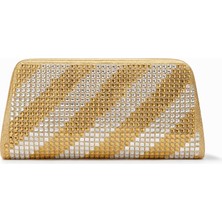 Queen Elizabeth Kadın Abiye Portföy Çanta  Altın  Y0413-18