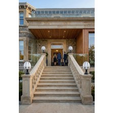 Billur Aydınlatma Ba 70/347 Alüminyum Döküm Dış Mekan Aplik - 45 cm (Paslanmaz & Gerçek Cam)