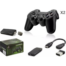 Nodar ND763 Retro Game Stick 4K HDMI 2 Kablosuz Kollu Nostalji Oyun Konsolu