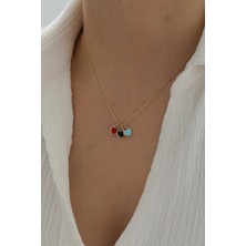 Yavuz Kuyumculuk 14 Ayar Altın Forse Zincir Kalp Kolye