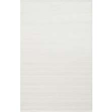 Eko Halı Nora NOR03 White Makinede Yıkanabilen Kolay Kullanımlı ve Kaymaz Tabanlı Modern Makine Halısı