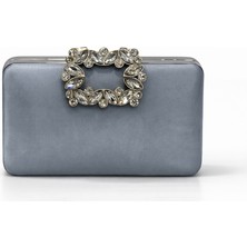 Louisiana Polo VRL Kadın Abiye Portföy Çanta Platin 704