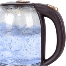 Özbience 20 LED Işıklı Cam Kettle, Şık ve Fonksiyonel Çay ve Kahve Isıtıcı