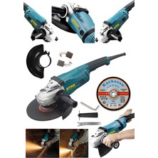 PremiumPort 230MM Bakır Sargılı Otomatik Metal Dişli Taşlama ve Kesme Makinesi