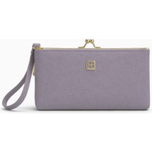 Queen Elizabeth Kadın Abiye Portföy Çanta Gri 2165