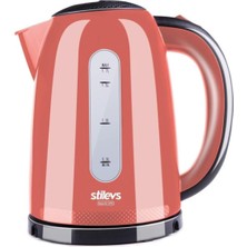 Stilevs Kays IS-1797 Kettle Kırmızı-Siyah, Pratik ve Şık Elektrikli Su Isıtıcı