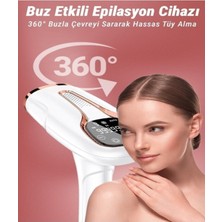 Normadia 9 Aşamalı Buz Soğuk Epilasyon Cihazı, Dokunmatik Ekran, Lazer Teknolojisi