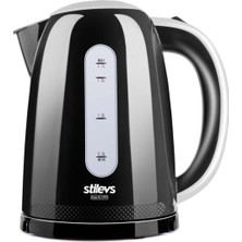 Stilevs Mini Siyah Elektrikli Su Isıtıcı, Hızlı ve Güvenilir Performans