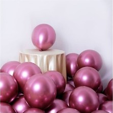 İstoç Parti Krom Balon 12" Inç Mavi Renk 10 Adet