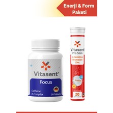Vitasent Enerji & Form Paketi – Focus ve Pro Slim ile Gün Boyu Enerji, Odaklanma ve Kilo Desteği
