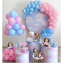 İstoç Parti Cinsiyet Belirleme Parti Balon Balon Zincir 50 Adet + 5 mt Balon Zinciri