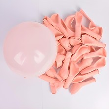 İstoç Parti Balon Mini Makaron Somon 6 Inç 50 Adet