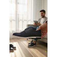 Enoch Erkek Smart Casual Ayakkabı - Tekstüre Detaylı Esnek Hafif Tabanlı Şehir Şıklığı ve Ofis Ayakkabısı