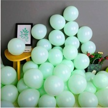 İstoç Parti Makaron Balon Su Mint Yeşil 12 Inç 50 Adet