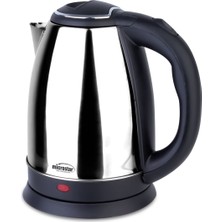 Özbience 1.8 Litre Paslanmaz Çelik Su Isıtıcı Kettle, Gizli Rezistans, Güvenli Kullanım