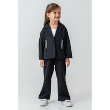 Kinderos Inci Taşlı Ceketli Kız Çocuk 3\'lü Takım - 26K 2240