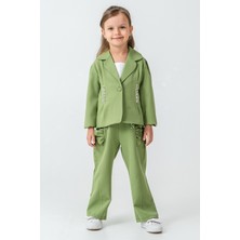 Kinderos Inci Taşlı Ceketli Kız Çocuk 3\'lü Takım - 26K 2240