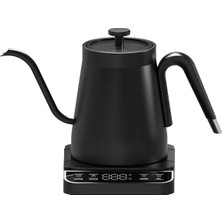 Özbience Dijital Elektrikli Kettle, 0.8l, Siyah, Isı Ayarlı, Pratik ve Şık Tasarım