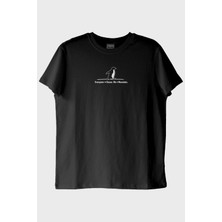 Nuugg Penguen Dağ Aşkı Siyah Tişört