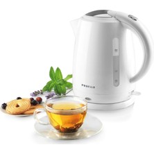 Profilo Pratik ve Şık Su Isıtıcısı, Beyaz Renk, Hızlı ve Güvenilir Kullanım