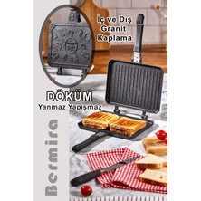 Özbience Pratik ve Şık Taşınabilir Granit Döküm Tost Makinesi