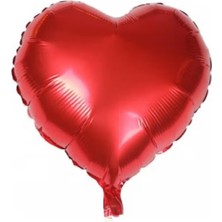 İstoç Parti Kirmizi Kalp Folyo Balon 24 Inç 60 cm