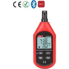 PremiumPort Mini Bluetooth Isı Nem Ölçer -10°/60°, 0-100% Rh, Taşınabilir ve Kullanışlı