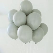 İstoç Parti Pastel Gri Balon 10 Adet