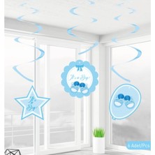 İstoç Parti Baby Shower Mavi Tavan Süsü