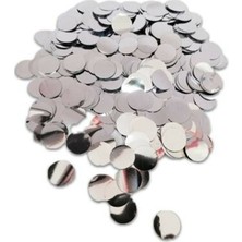 İstoç Parti 1 Paket Gümüş Metalize Balon Içi Konfeti Pulu (10GR)