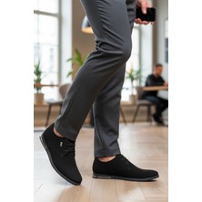 Enoch Erkek Klasik Ayakkabı - Mat Dokulu ve Ince Esnek Tabanlı Bağcıklı Model