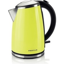 Profilo Paslanmaz Çelik 1700 ml Su Isıtıcı Kettle, Dayanıklı ve Şık Tasarım