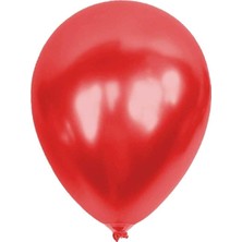 İstoç Parti 12 Inç Metalik Kırmızı Balon 10'lu