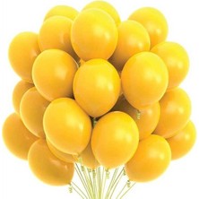 İstoç Parti Sarı Pastel Balon 50 Adet